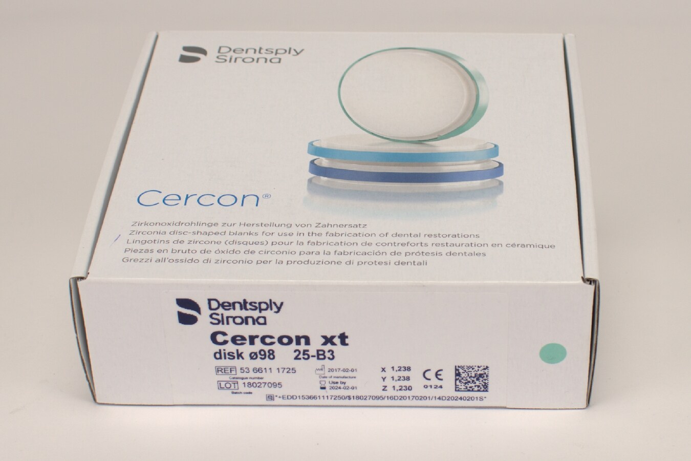 Cercon xt B3 disk 98x25mm