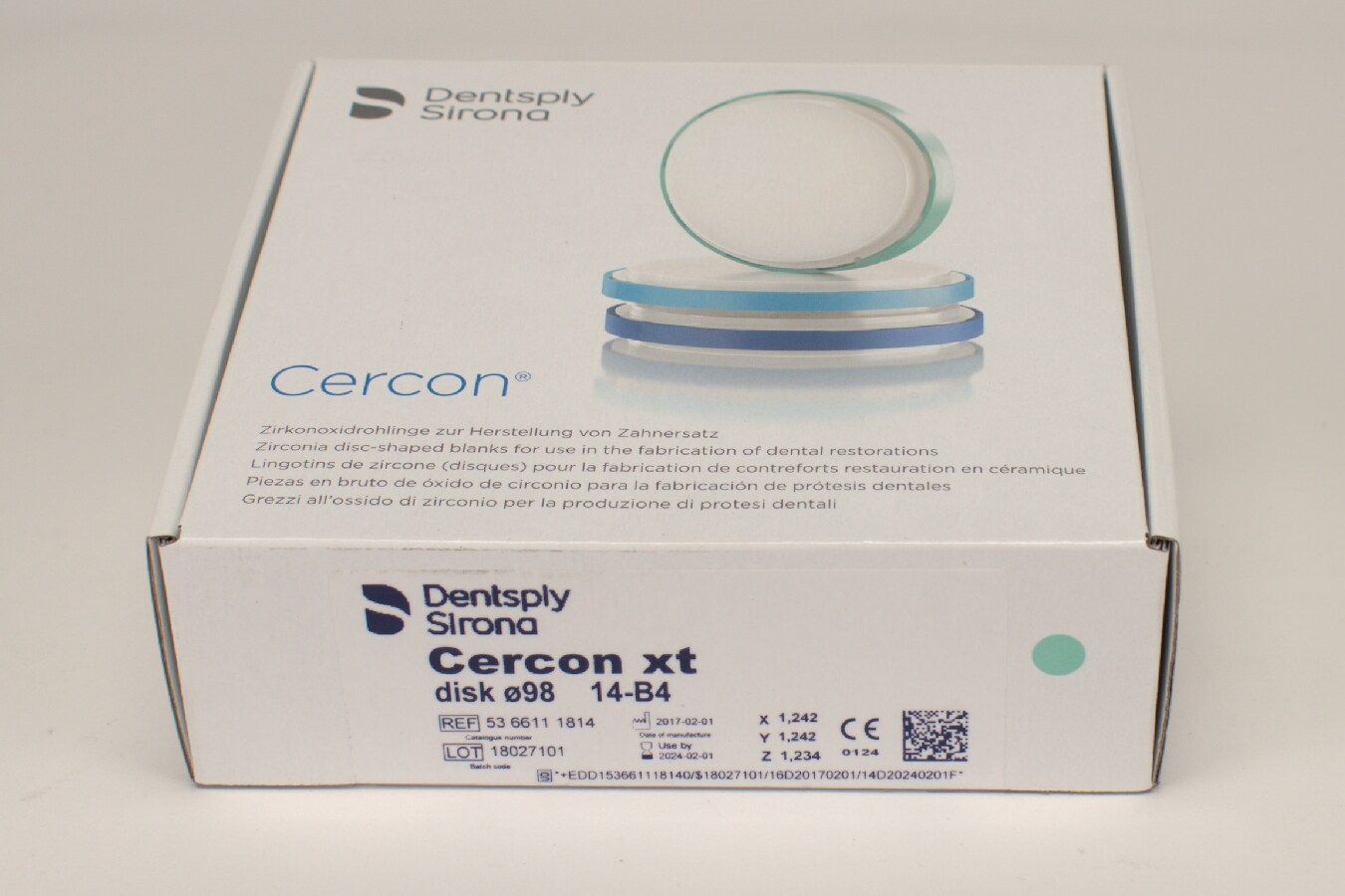 Cercon xt B4 disk 98x14mm