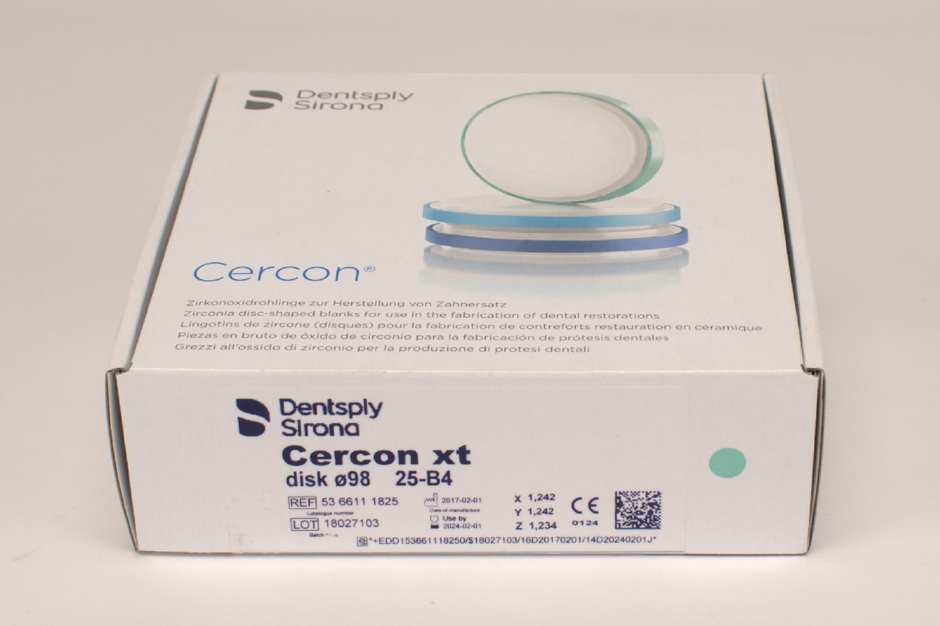 Cercon xt B4 disk 98x25mm