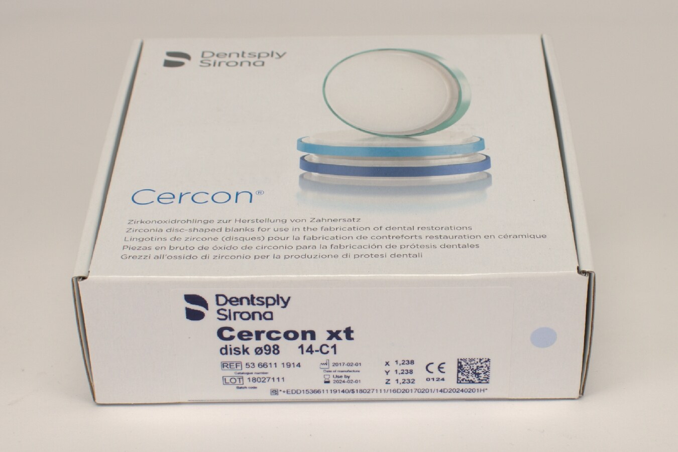 Cercon xt C1 disk 98x14mm