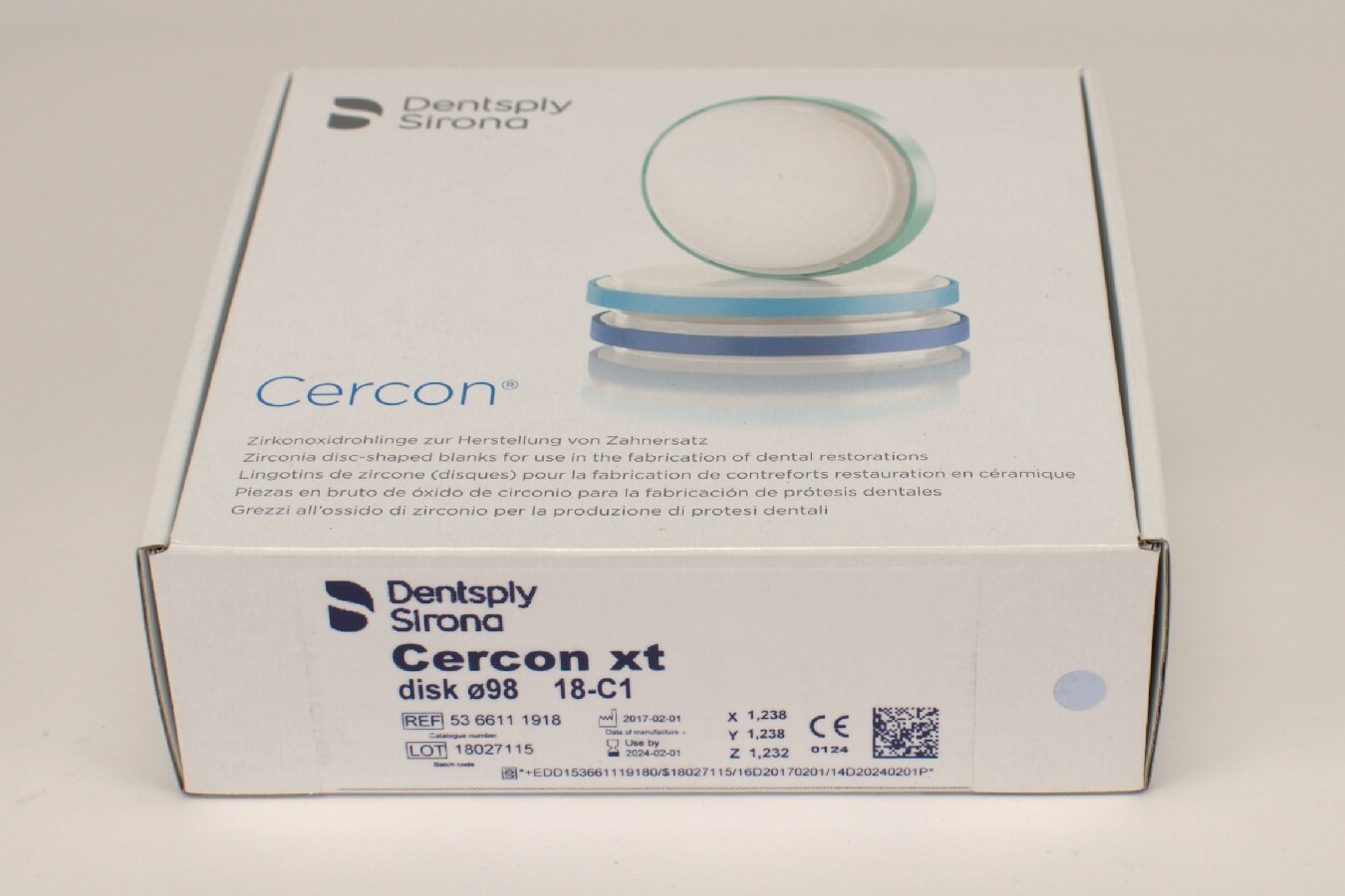 Cercon xt C1 disk 98x18mm