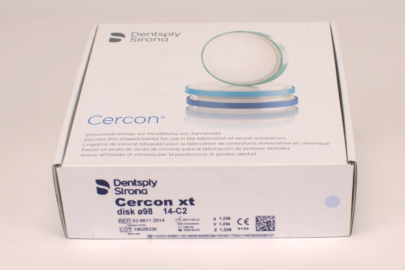 Cercon xt C2 disk 98x14mm