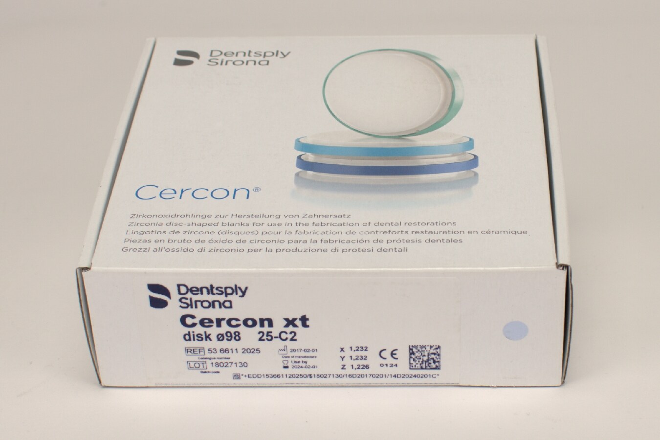 Cercon xt C2 disk 98x25mm