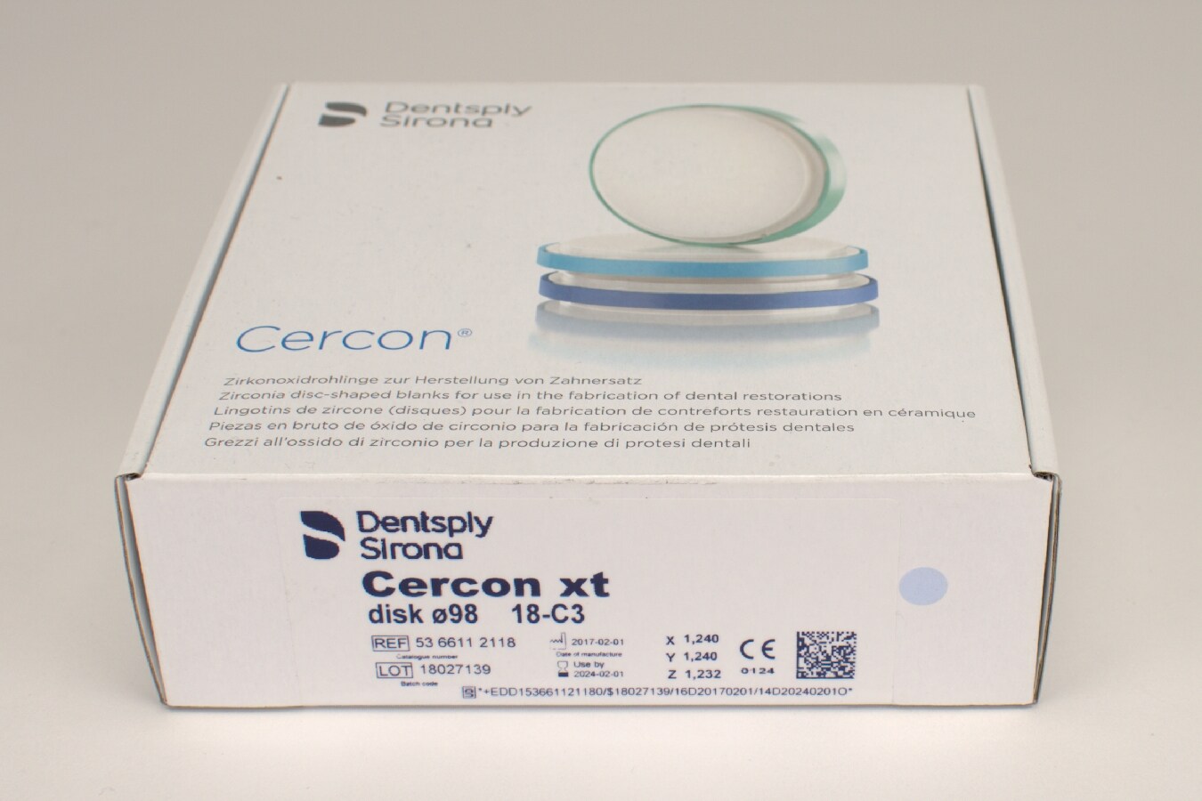 Cercon xt C3 disk 98x18mm