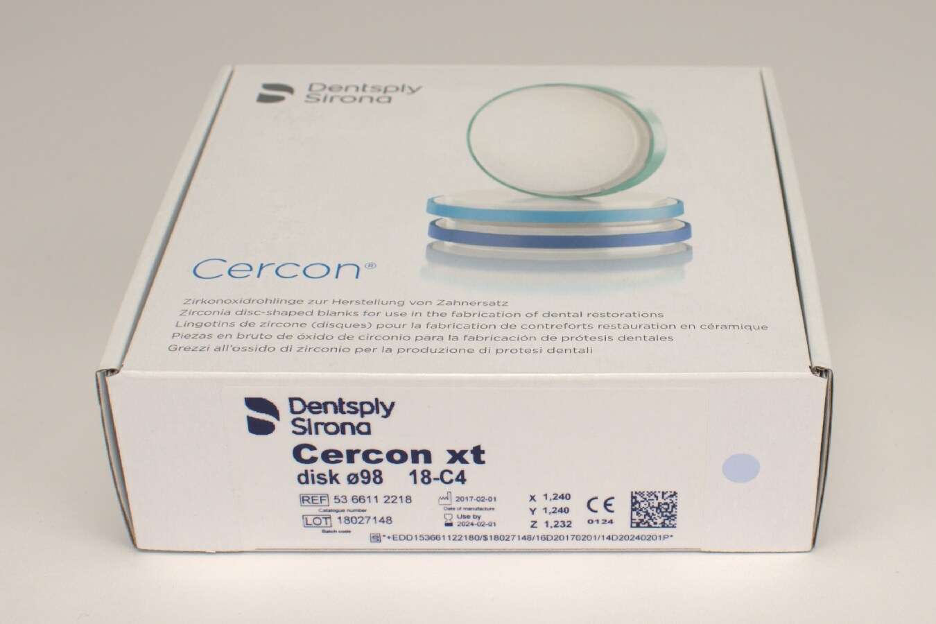 Cercon xt C4 disk 98x18mm