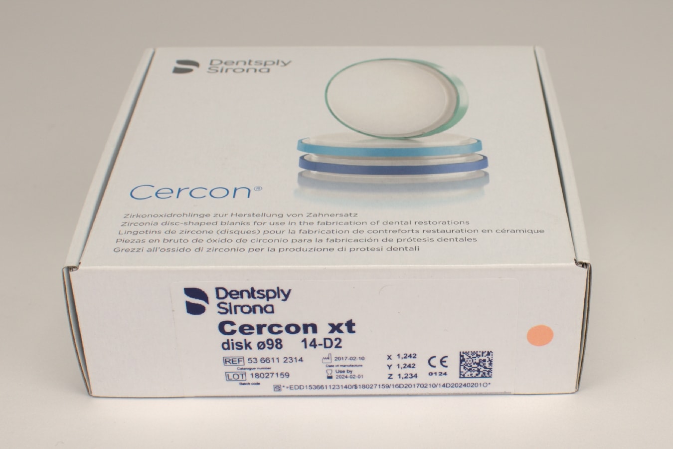 Cercon xt D2 disk 98x14mm