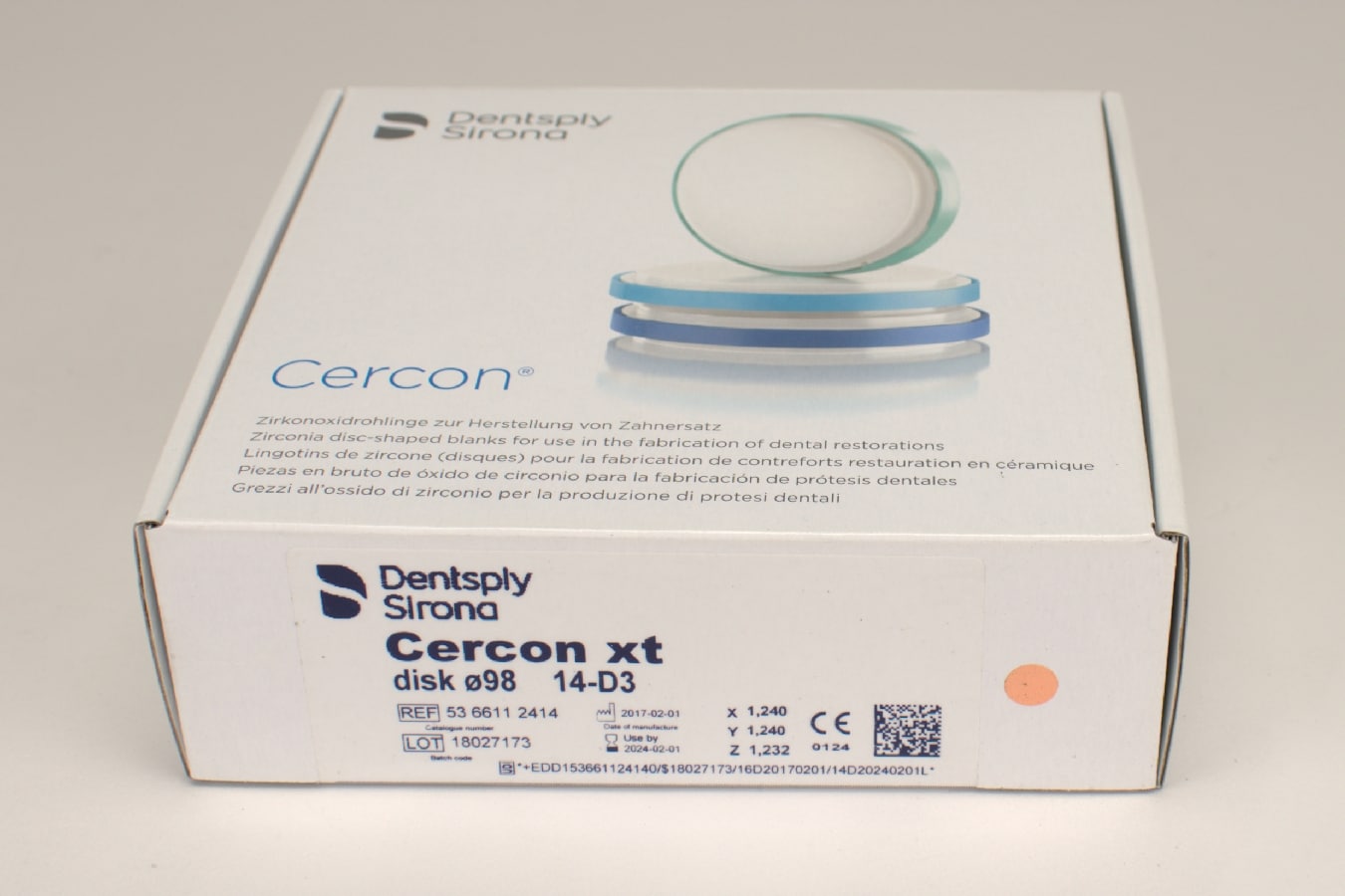 Cercon xt D3 disk 98x14mm