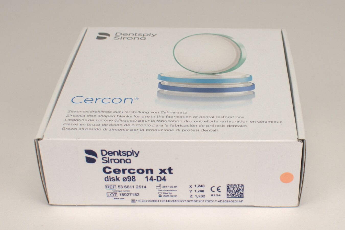 Cercon xt D4 disk 98x14mm
