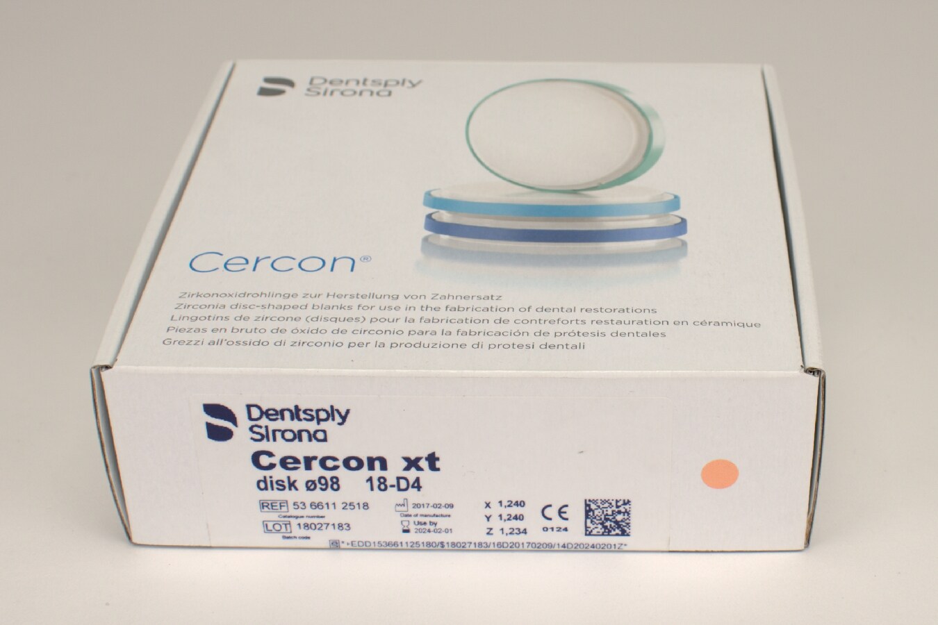 Cercon xt D4 disk 98x18mm