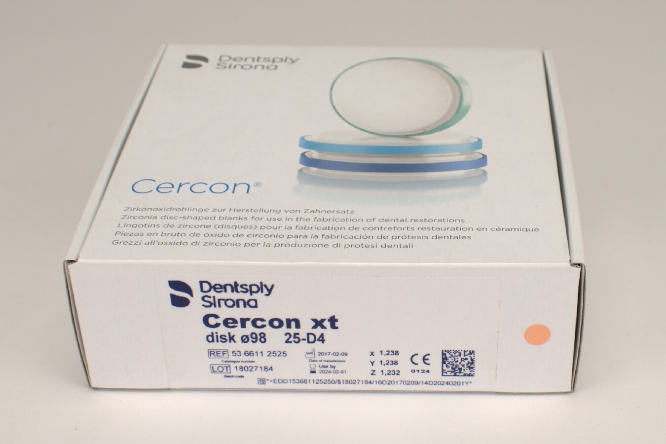 Cercon xt D4 disk 98x25mm