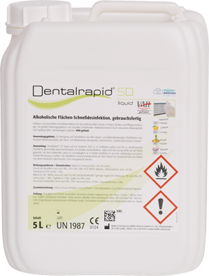 Dentalrapid SD vätska lemon 5L 