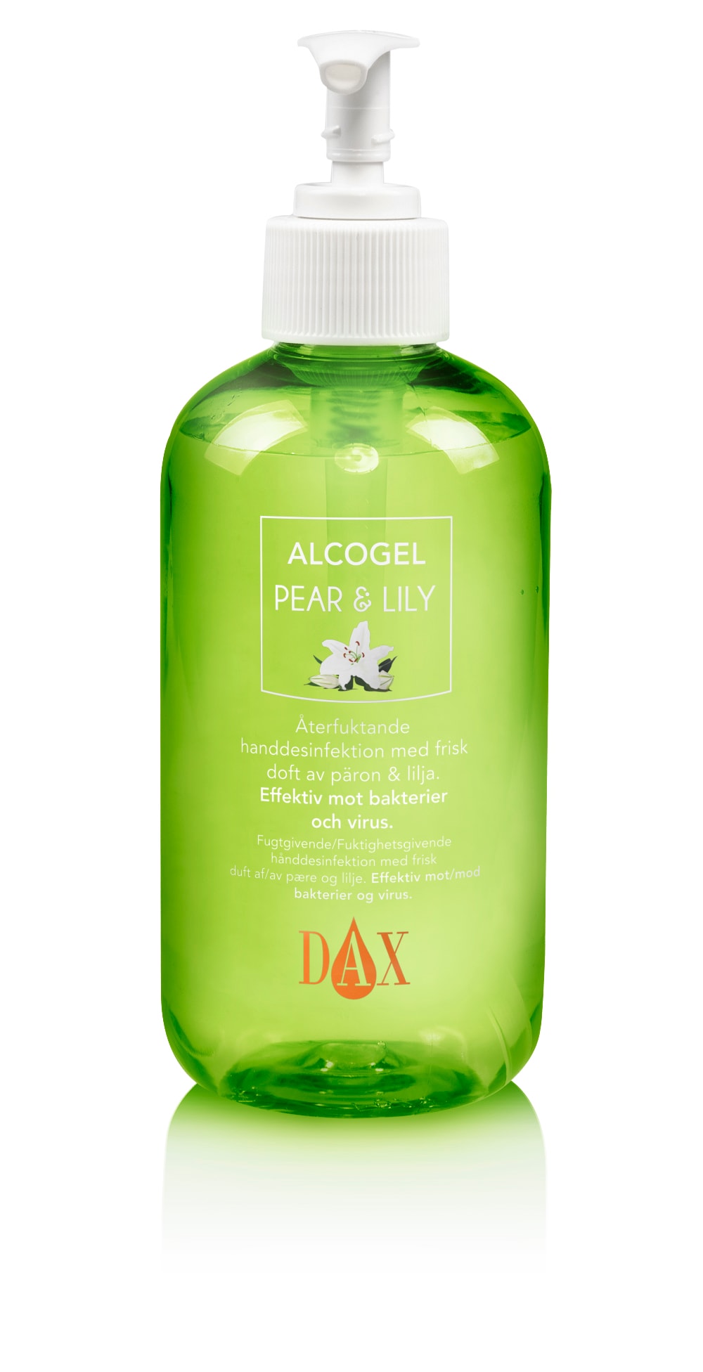 DAX AlcoGel Pear&Lily Handdesinfektion 250ml med pump