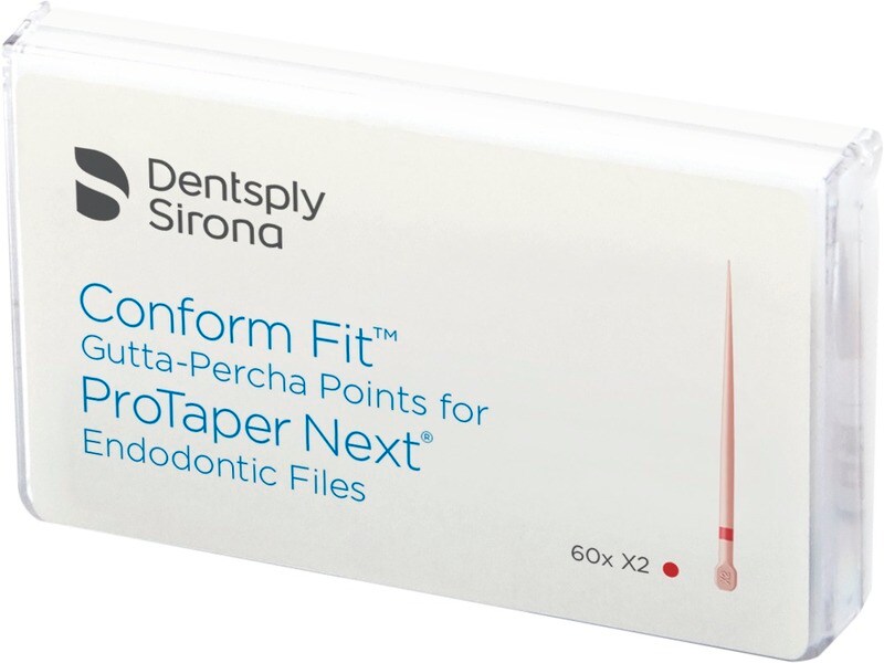 ProTaper Next Conform Fit Guttaperka X2/X3 60st röd+blå