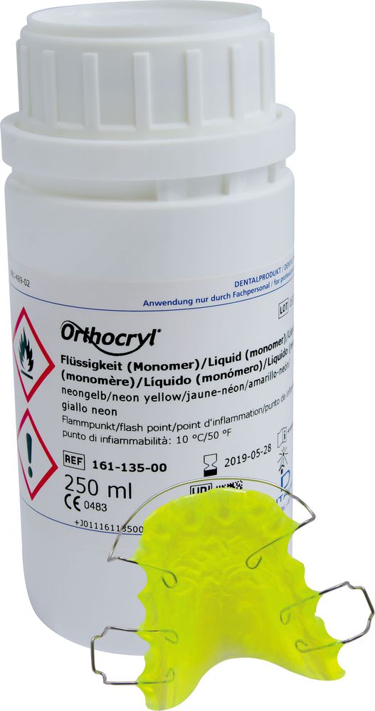 Orthocryl vätska neongul 250ml