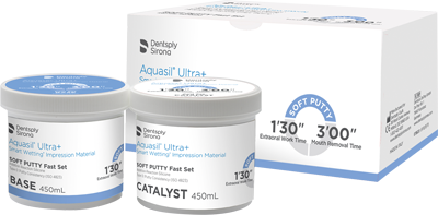Aquasil Ultra+ Soft Putty Fast Set, 2 x 450 ml