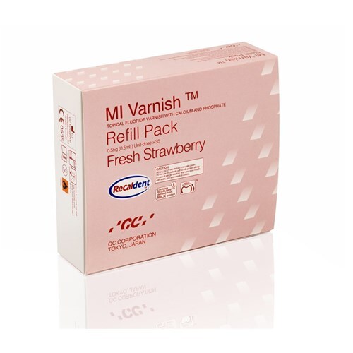 MI Varnish Strawberry 35x0,4ml + 50 borstar