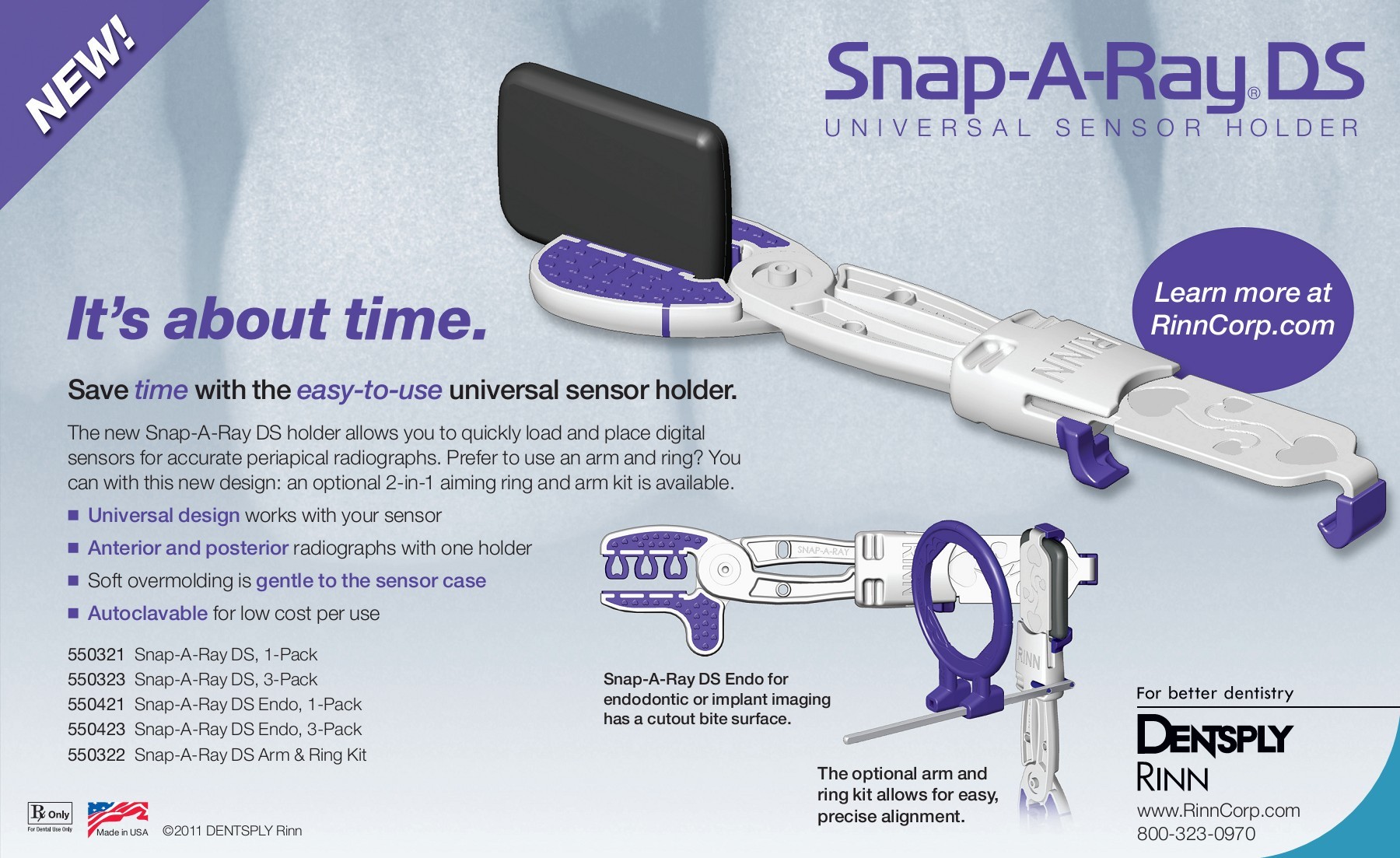 Snap-A-Ray DS Sensorhållare + Ring Kit