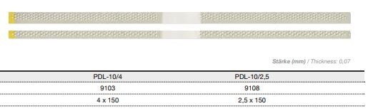 EVE Diastrips gul fin PDL-10/4 9st