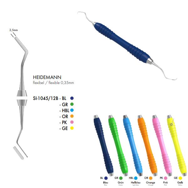 Planinstrument enl Heidemann flex 2,5/0,3mm ljusblå