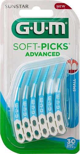 GUM Soft-Picks Advanced Small 30st+etui