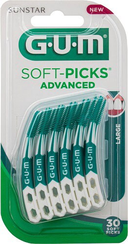 GUM Soft-Picks Advanced Large 30st+etui