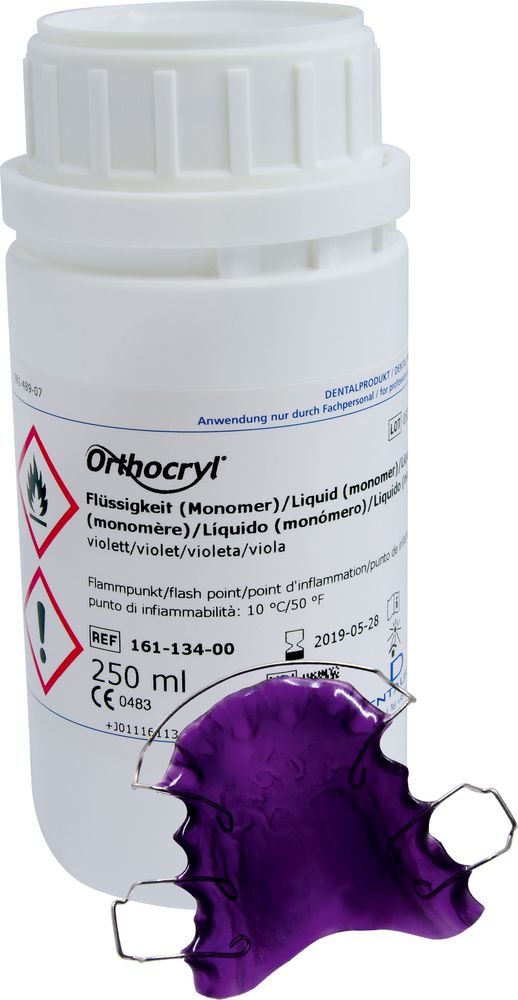 Orthocryl vätska violett 250ml