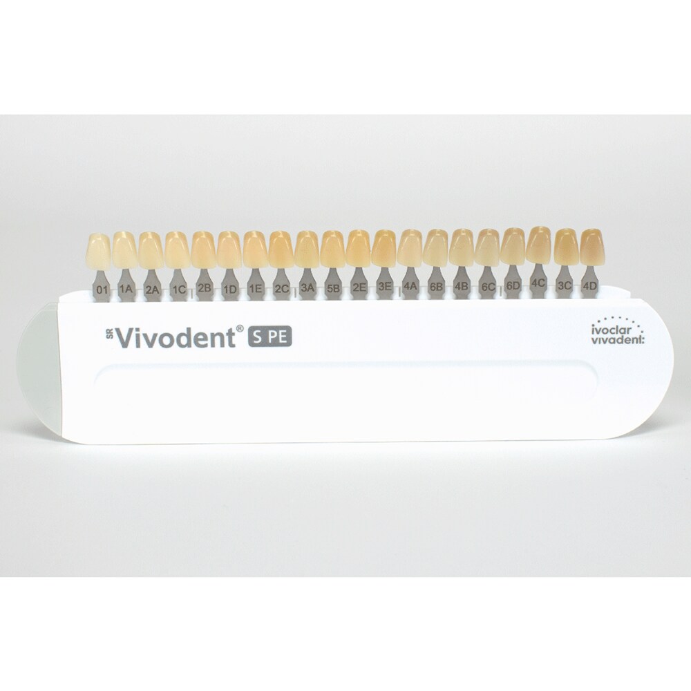 SR Vivodent S PE Färgskala