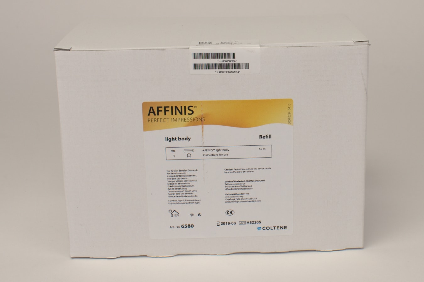 Affinis light body 20x50ml