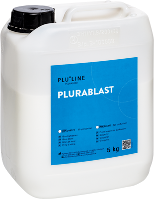 Plurablast Glaspärlor 50µm dunk 5kg