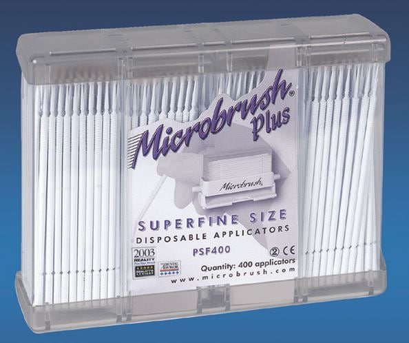 Microbrush Plus Dispenser Superfin vit 400st
