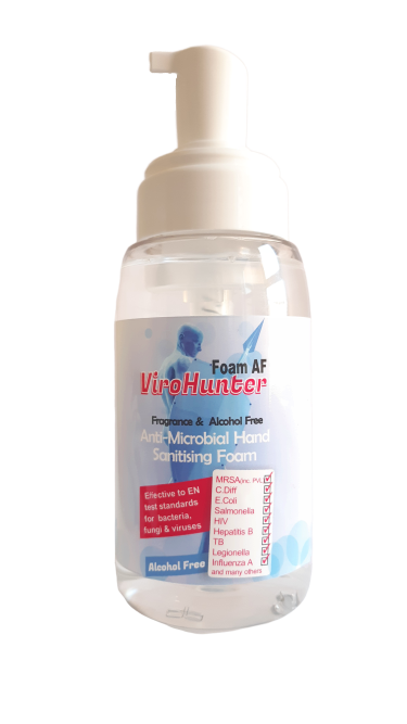 ViroHunter Anti-Microbial Hand Sanitising Foam 250ml