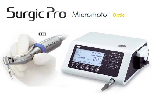 NSK Surgic Pro Optic LED kirurgimotor inkl. vinkelst. SG20L