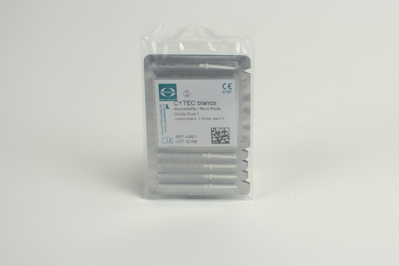 Cytec Blanco nr 1 vit 1,2mm Fiberstift vit 10st