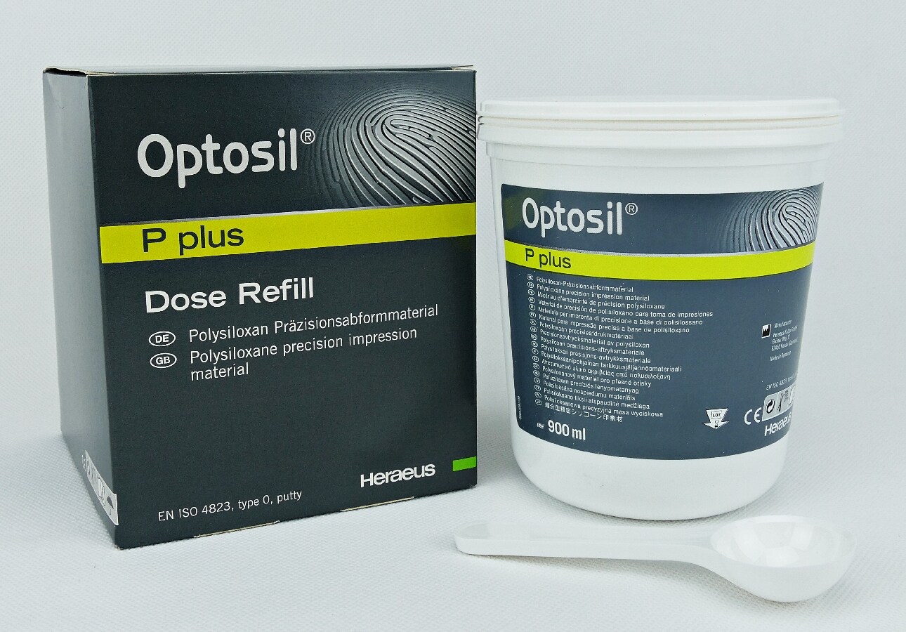 Optosil Plus Putty gul 900ml