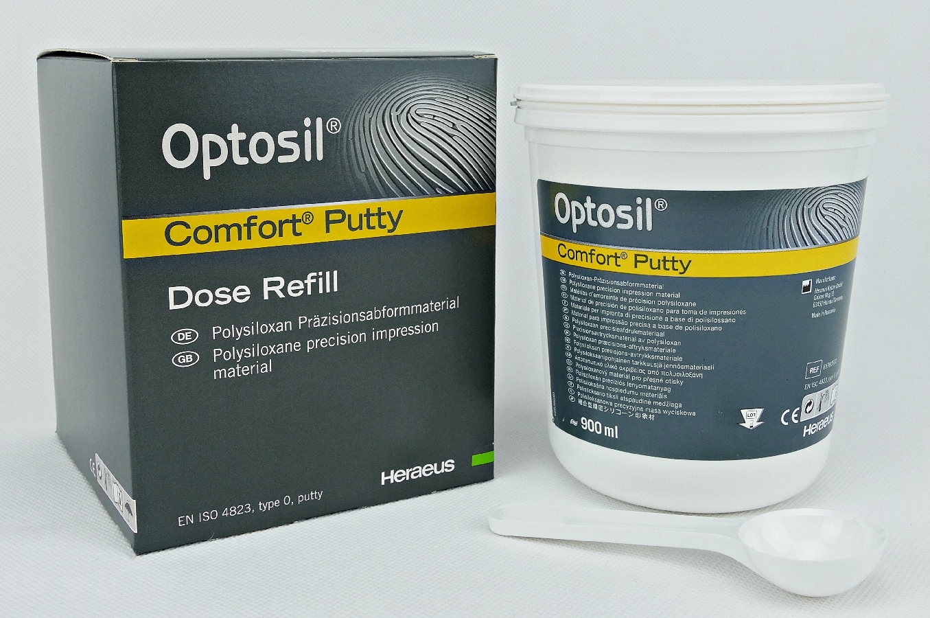 Optosil Comfort Putty gul 900ml