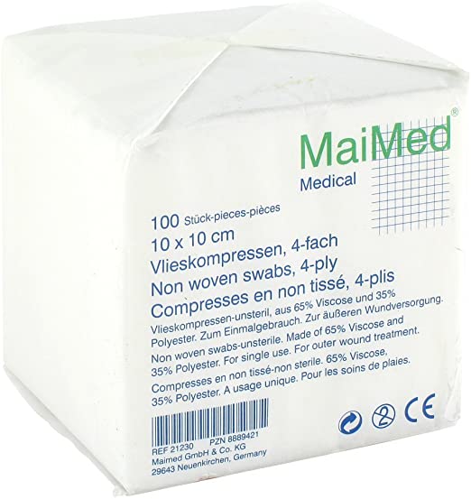 Tork 10x10cm 4-lagers osteril 100st