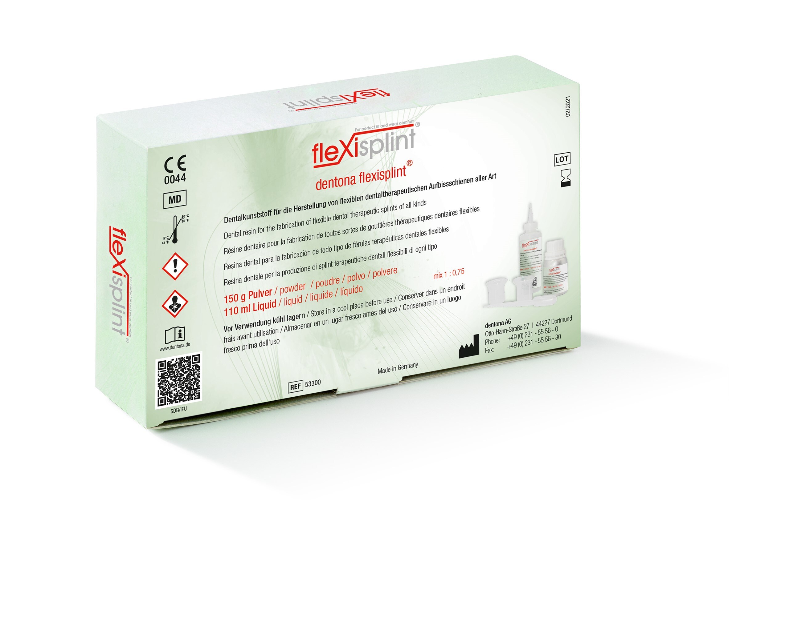 Dentona flexisplint 900g/660ml