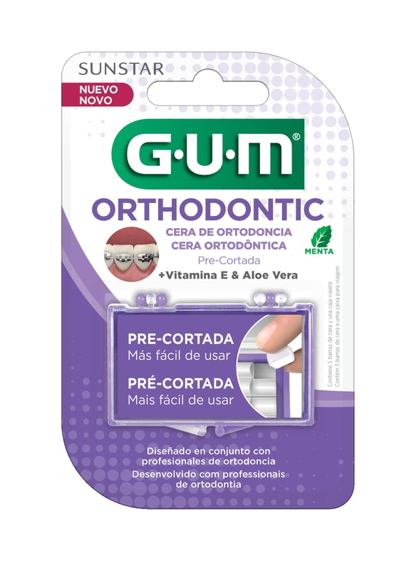 GUM Orthodontic Vax mint Blister