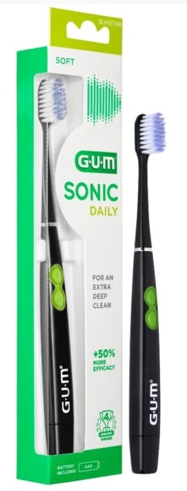 GUM Sonic Daily Tandborste svart