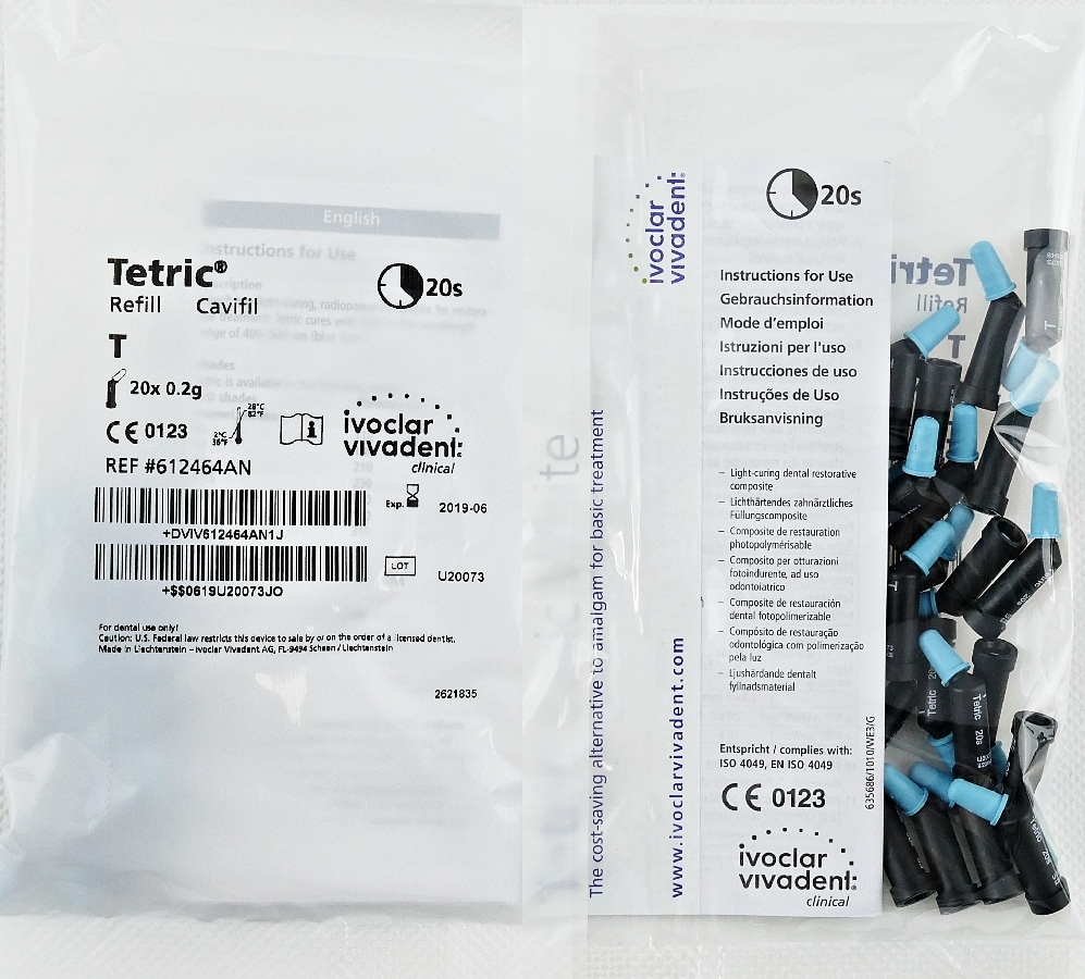 Tetric Cavifil Translucent 20x0,20g