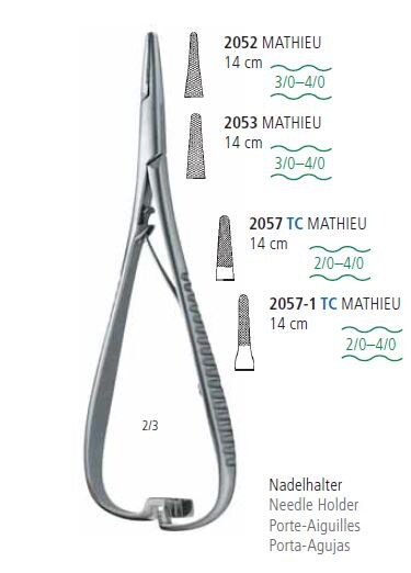 Nålförare Matheiu 14cm