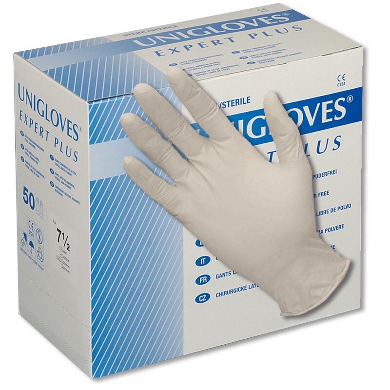 OP Handske Expert Plus Latex 8,5 PF 50par