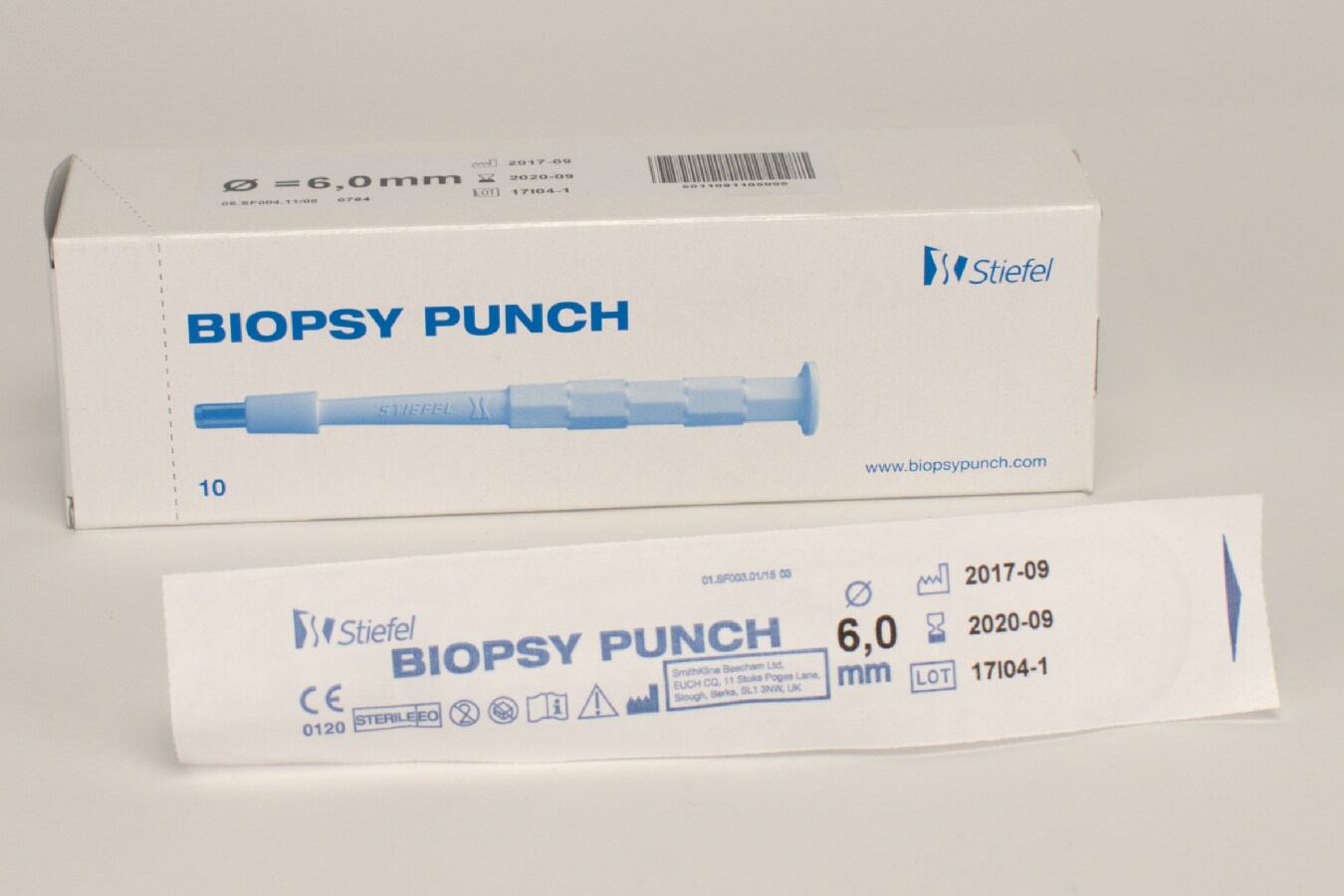 Biopsy Punch Stans 6mm 10st