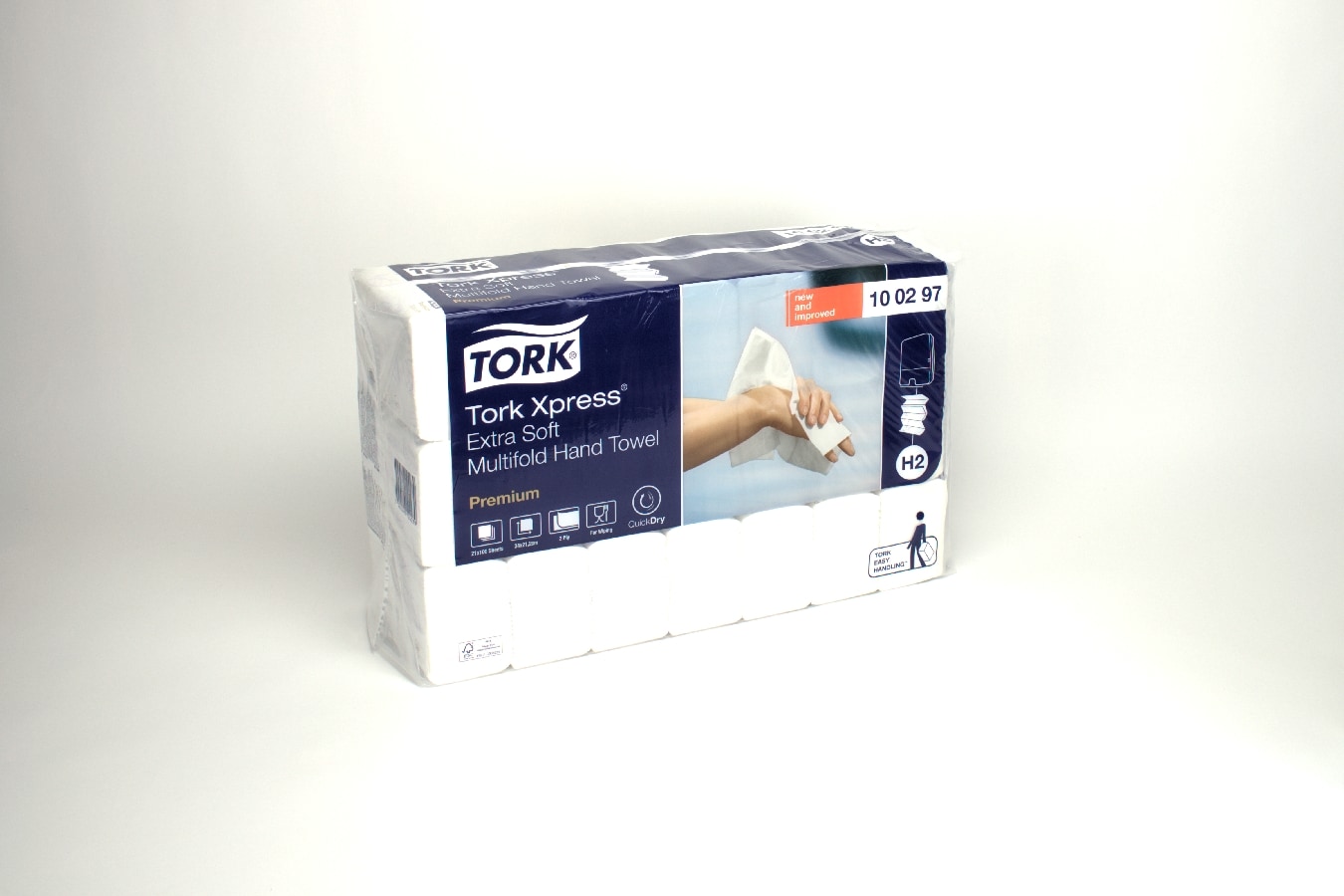 Tork Xpress® H2 Premium extra soft Handduk 2-lagers 2100st