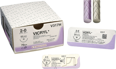 Sutur Ethicon Vicryl 5-0 ofärgad P-3 36st