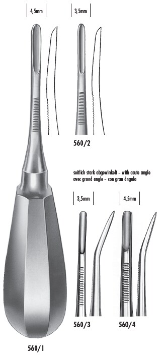 Rothävel Bein vinklad 3,5mm