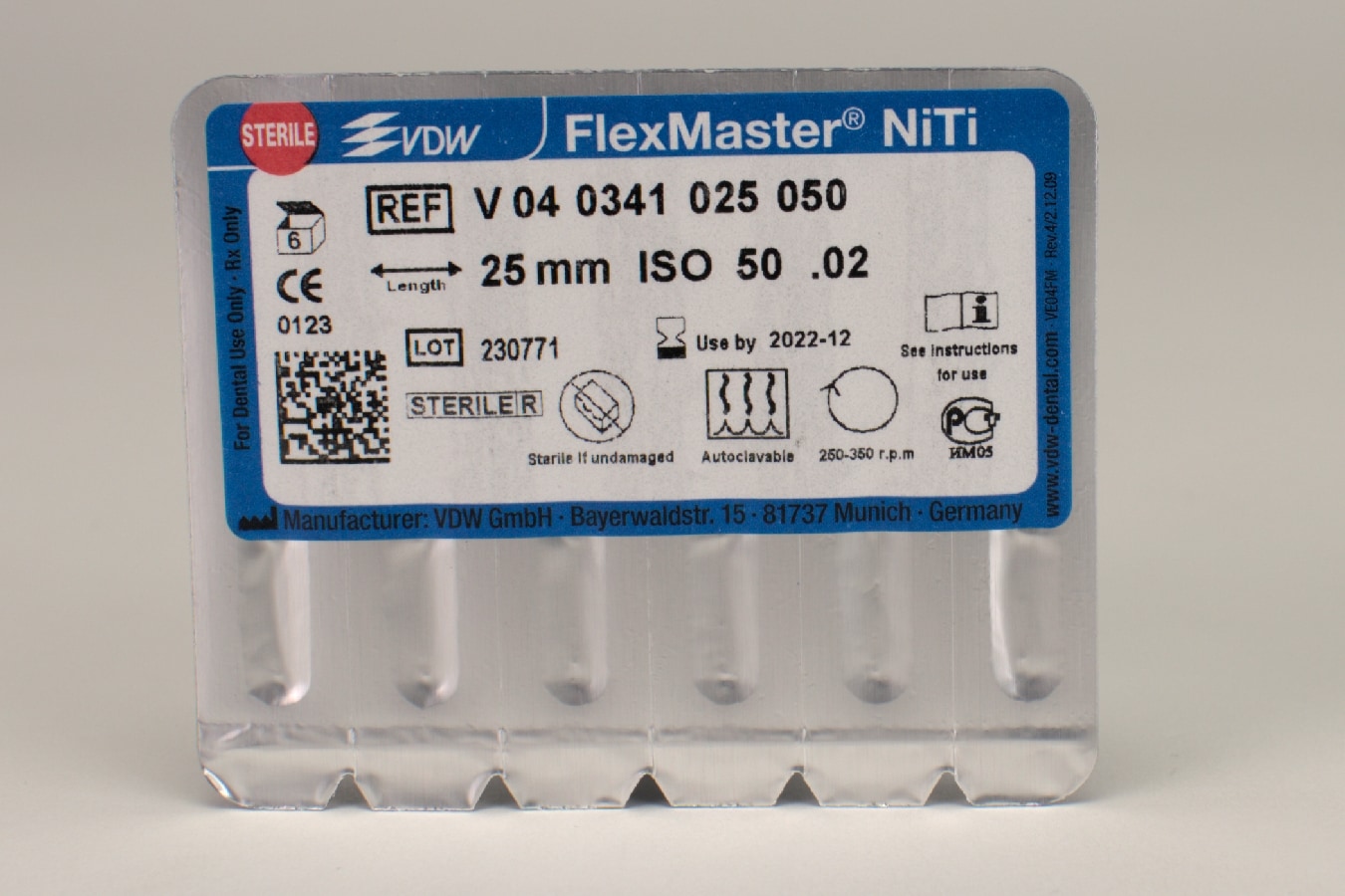 FlexMaster Taper 02 341/50 25mm 6st
