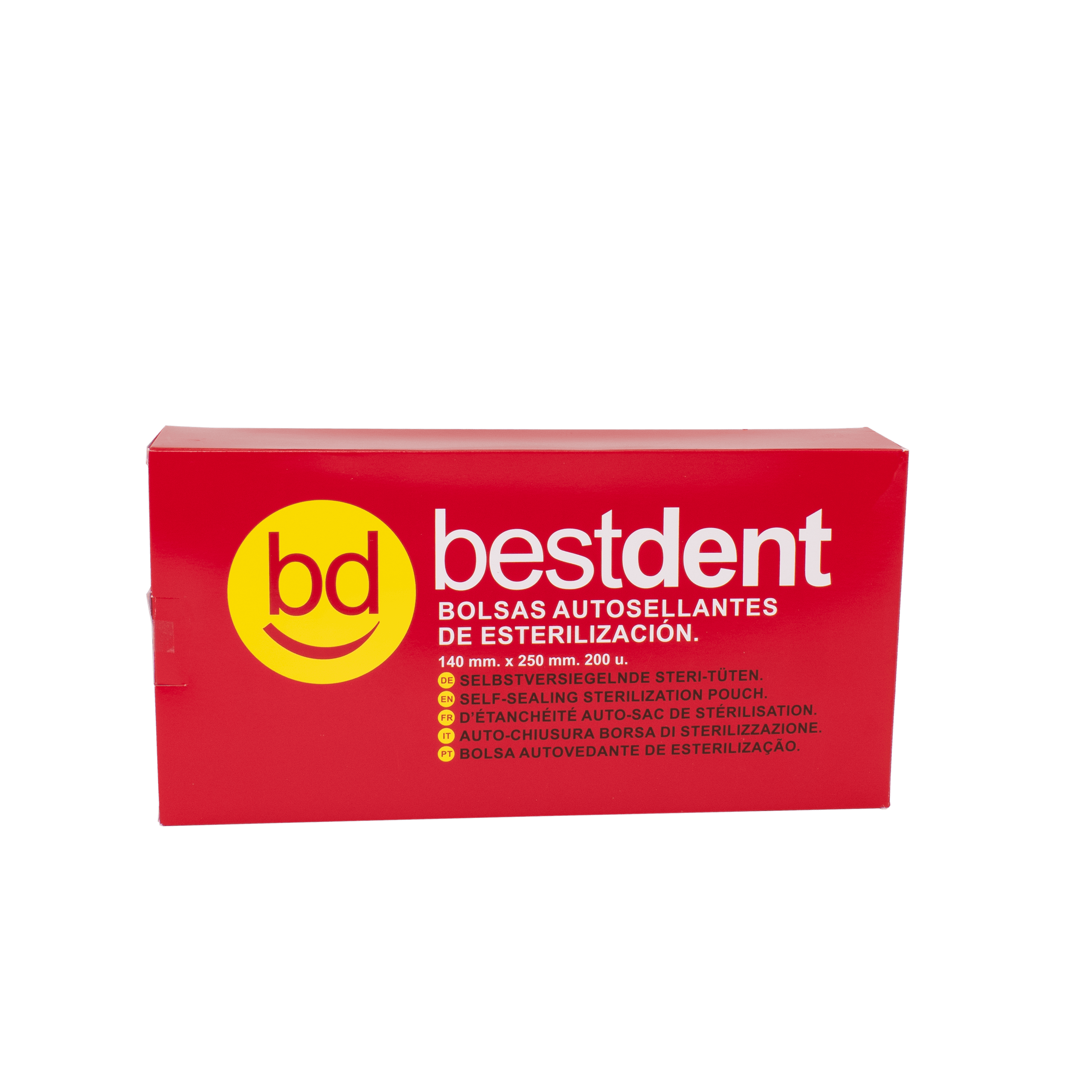 Bestdent Autoklavpåse 140x250mm 200st