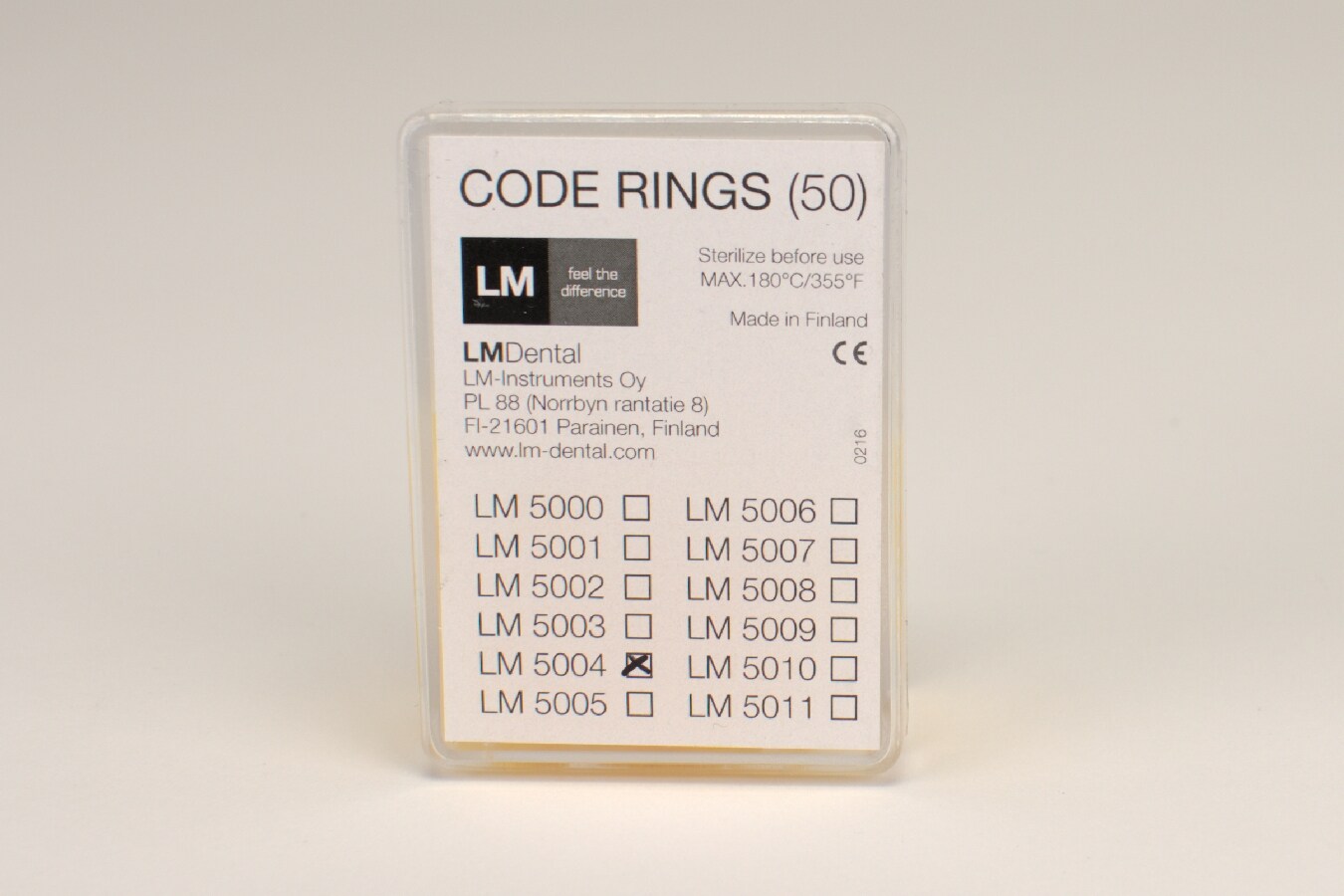 LM ID Märkning Ringar Gul 50st