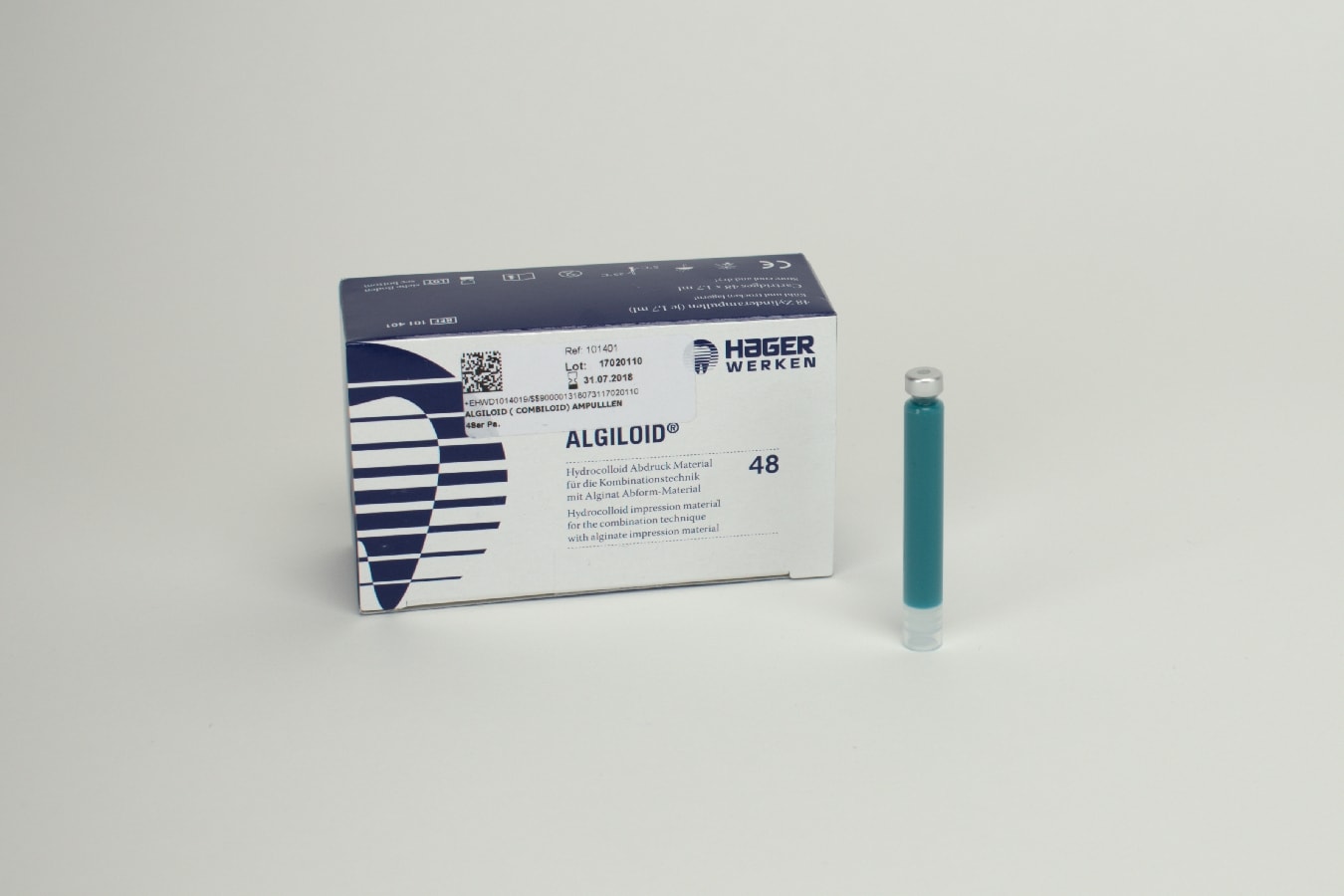 Algiloid Ampuller blå 48st